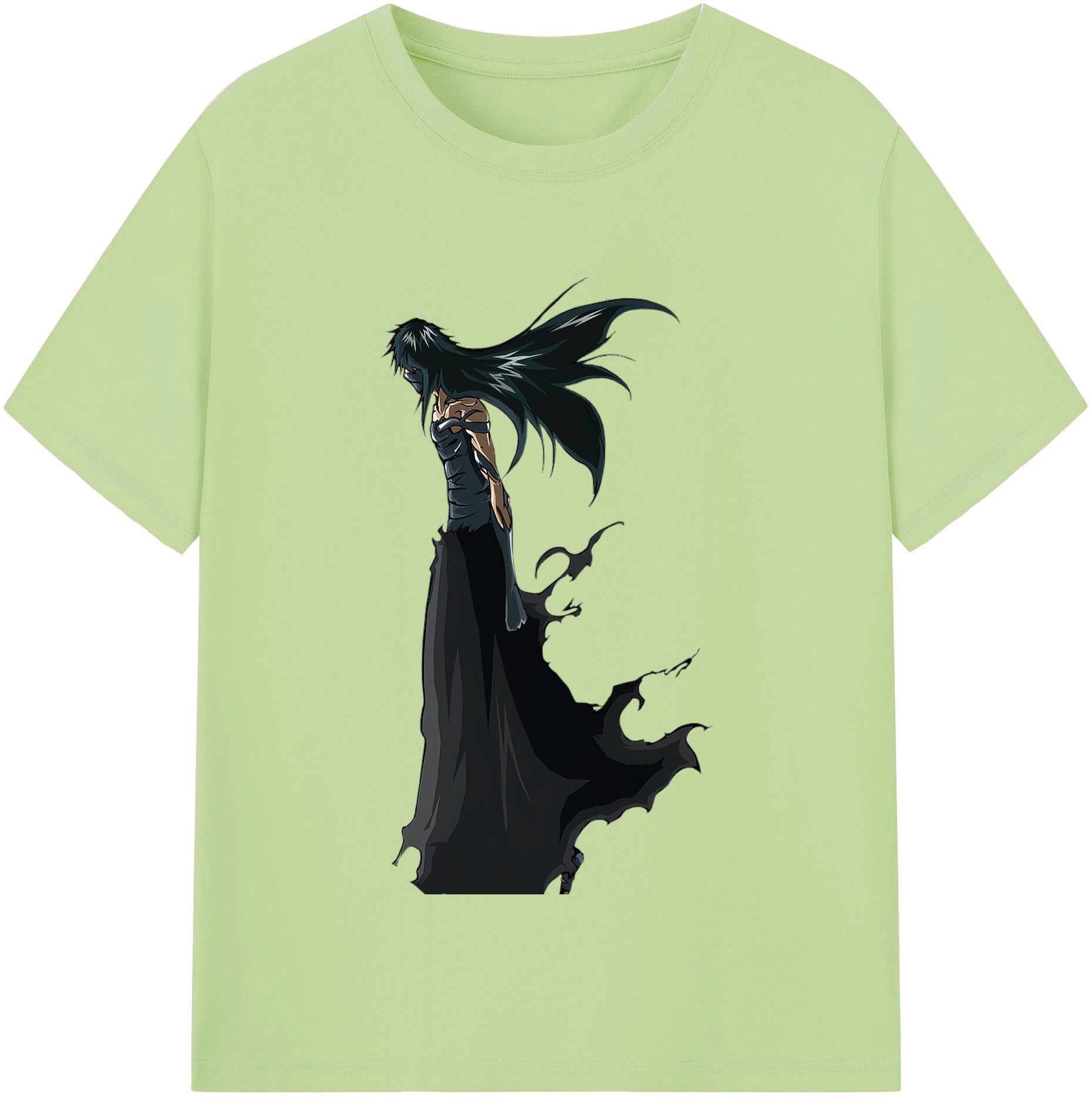 （画像用） ブリーチ 黒崎一護（くろさき いちご）BLEACH Kurosaki Ichigo 綿100％半袖Tシャツ（フロントプリント）